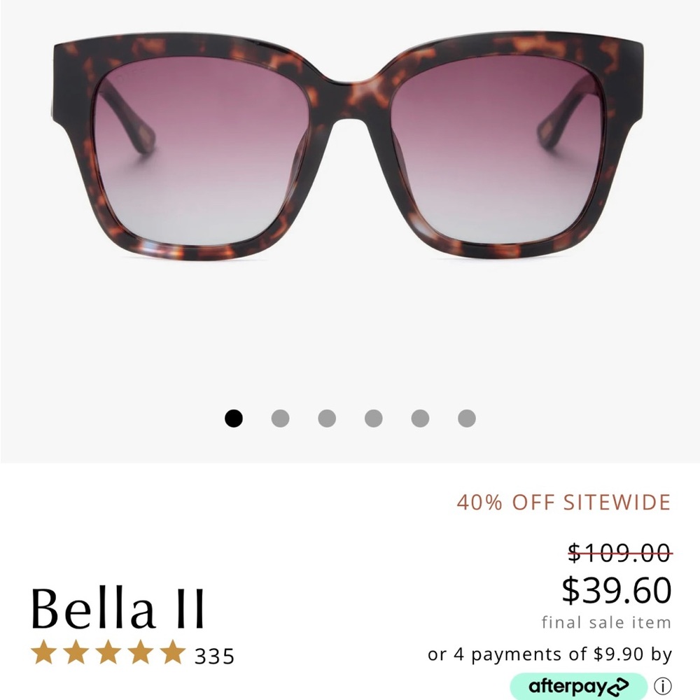 Diff sunglasses. Never worn.